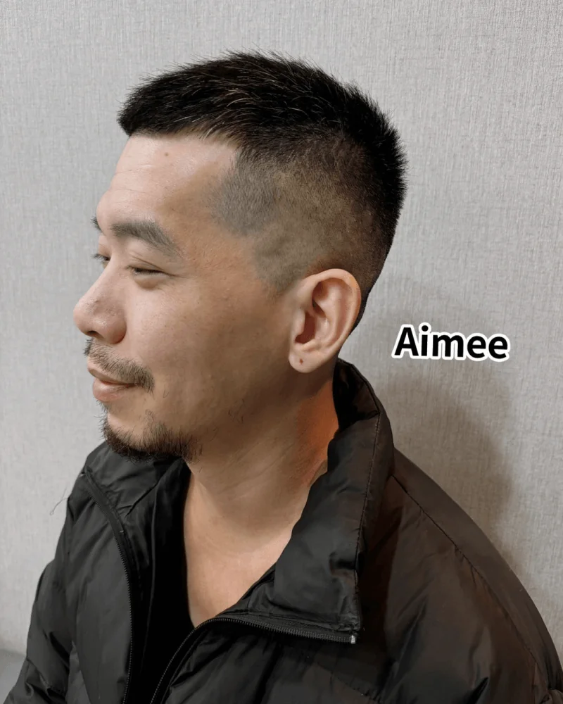 14號 Aimee 極短寸頭