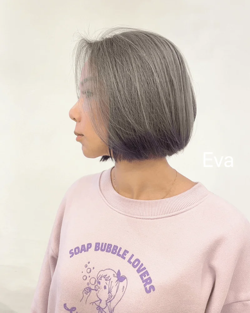 43號 Eva 裙擺染