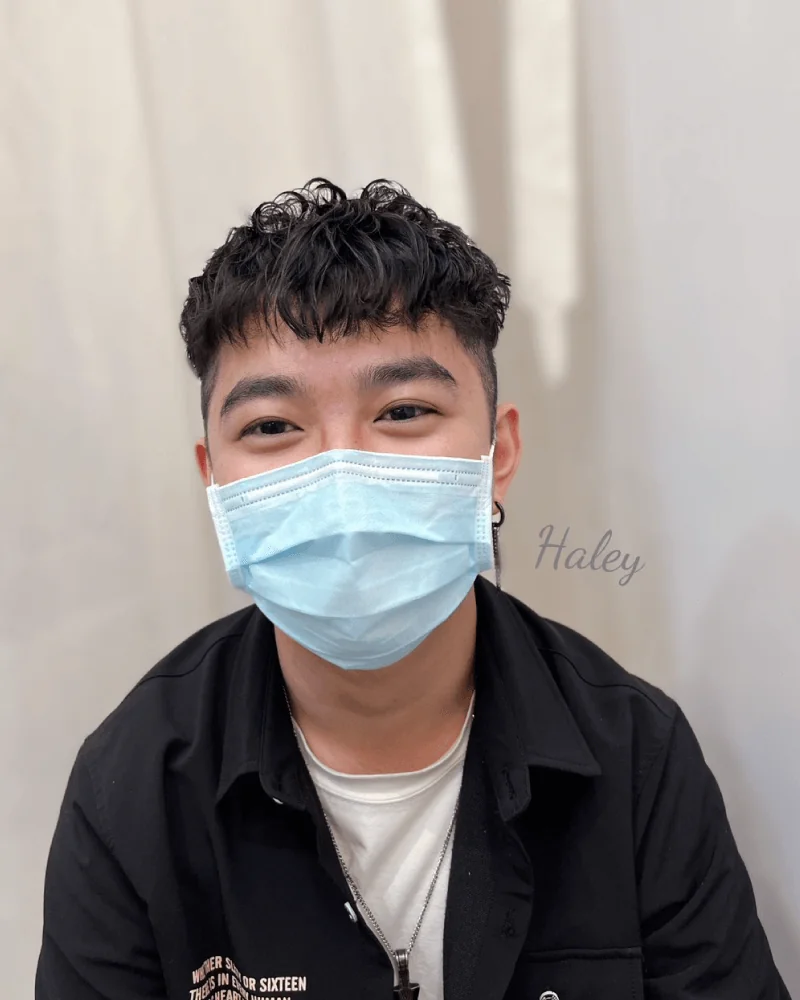 23號 Haley 鋼夾紋理燙