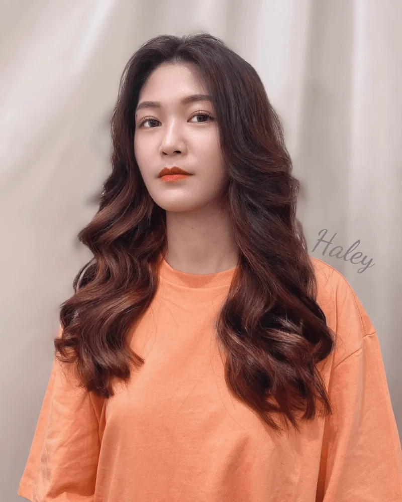 23號 Haley 雙餡漂染橘棕色