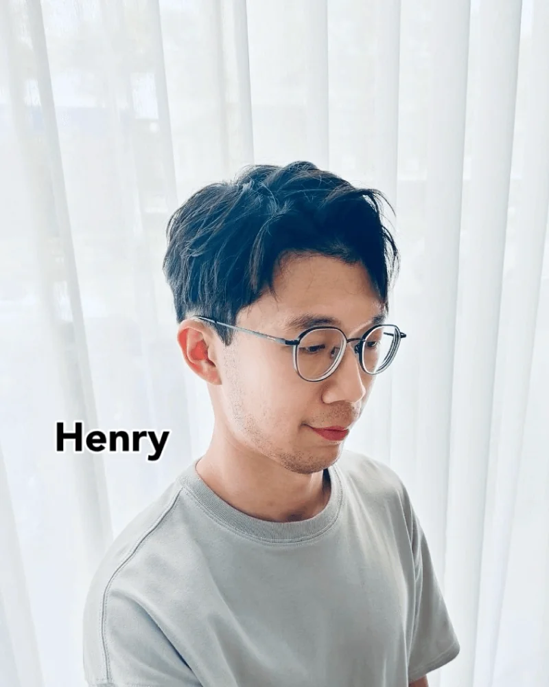 24號 Henry 男士紋理燙