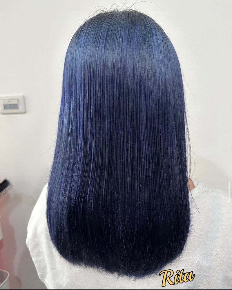 2號 Rita 靛藍染髮