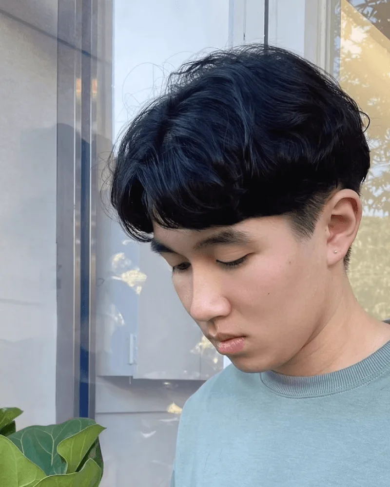 10號 Licca 男士紋理燙