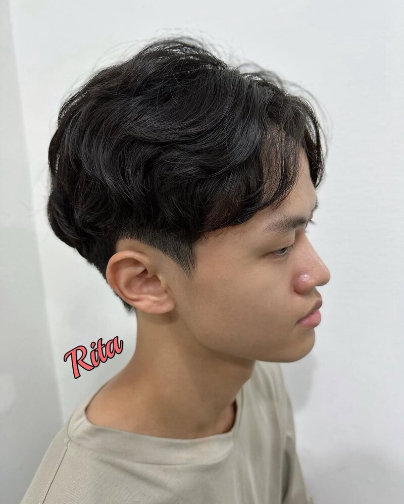 2號 Rita 男士紋理燙