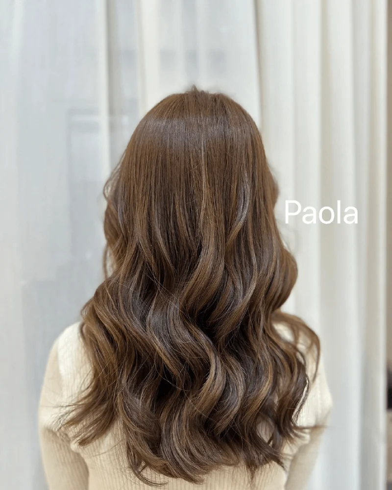 11號 Paola 焦糖色染髮