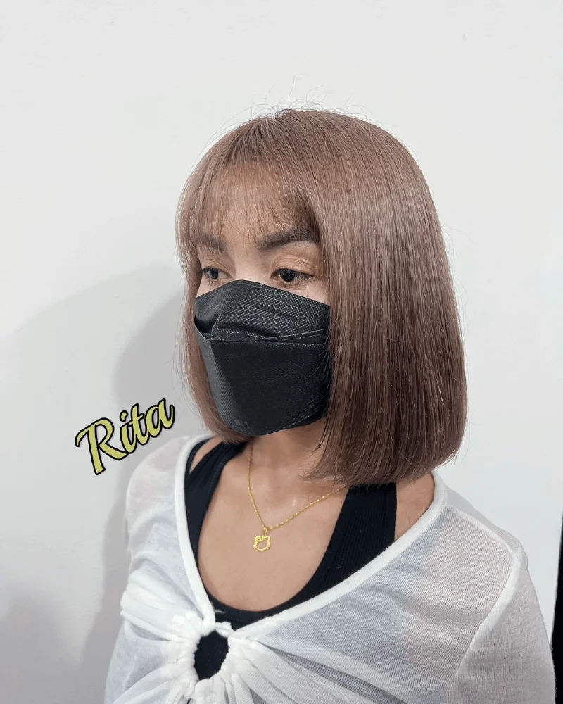 2號 Rita 甜栗奶茶色染髮