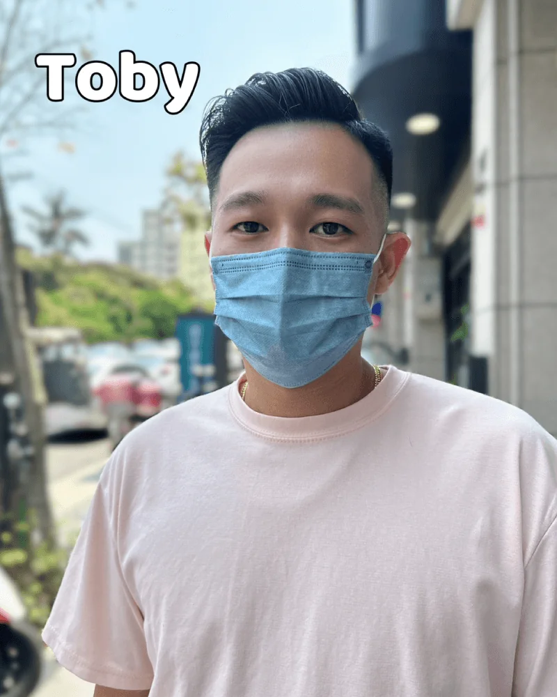 3號 Toby 油頭髮型