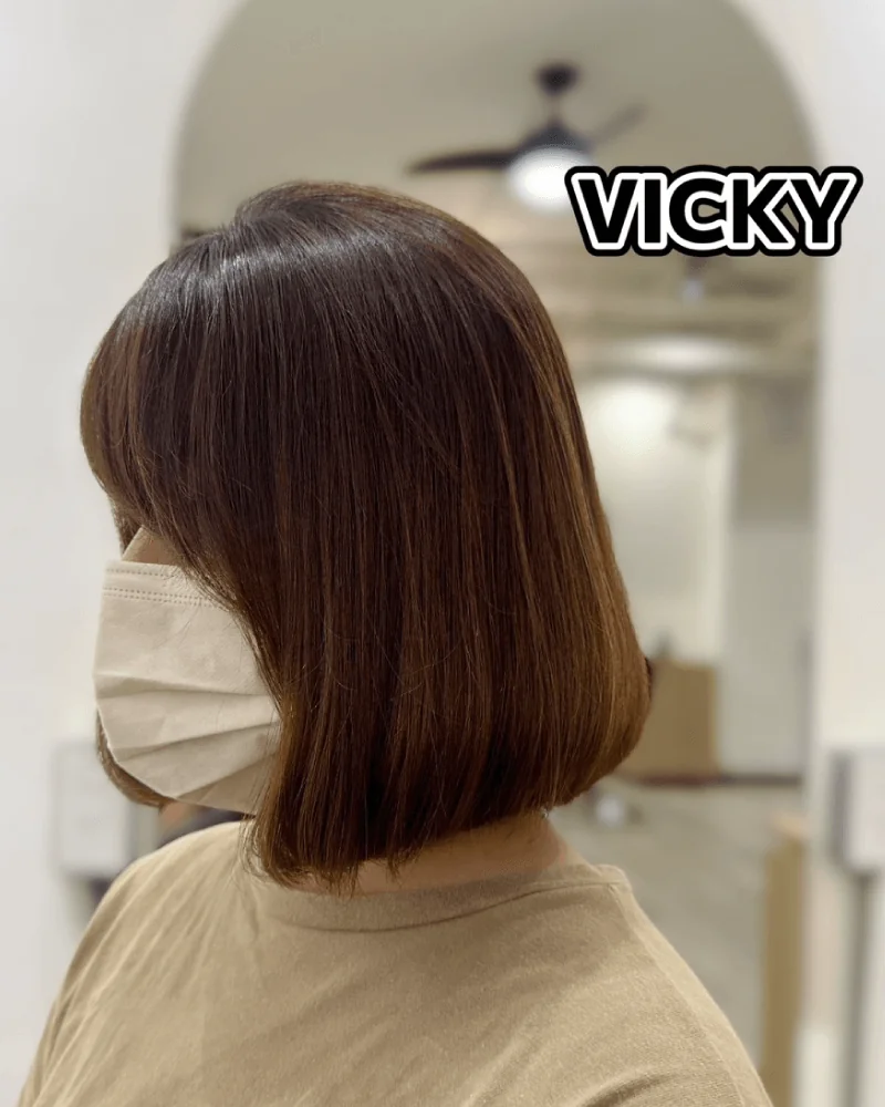 1號 Vicky 縮毛內灣燙