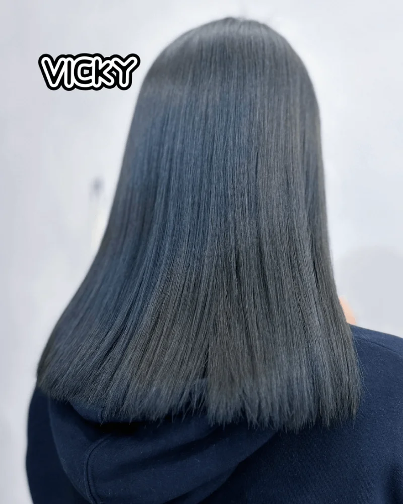 1號 Vicky 霧感藍黑