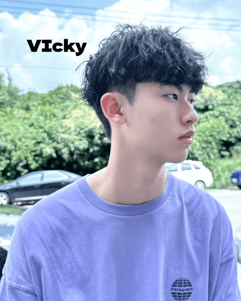 1號 Vicky 束感摩根燙
