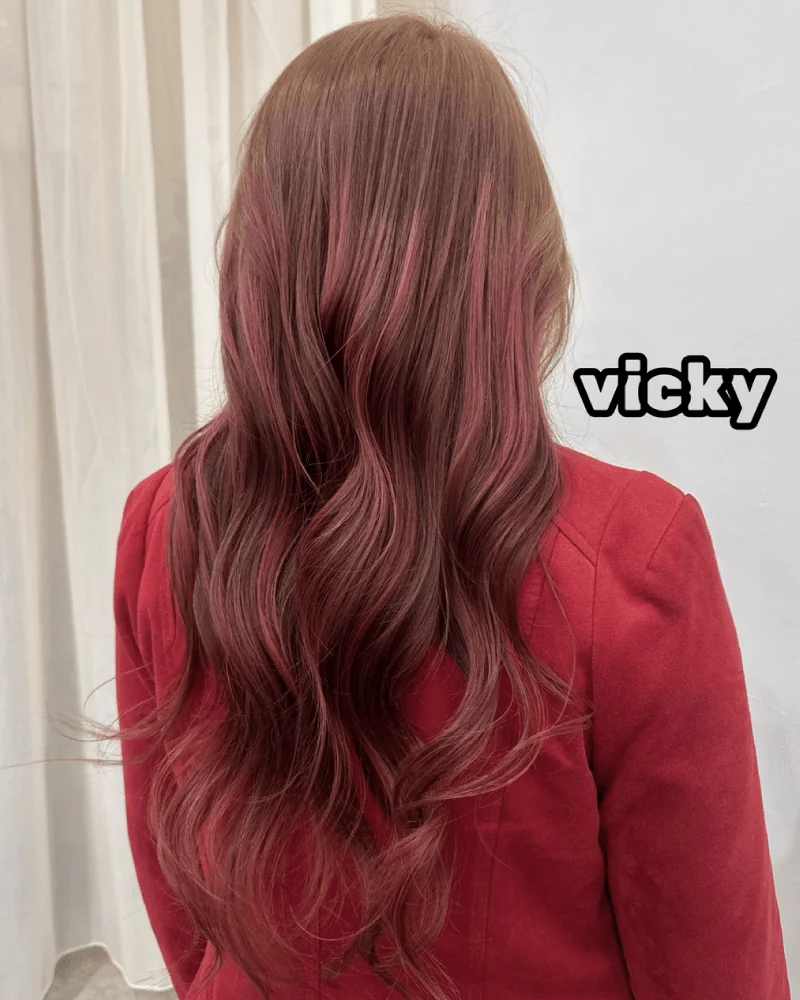 1號 Vicky 線條染