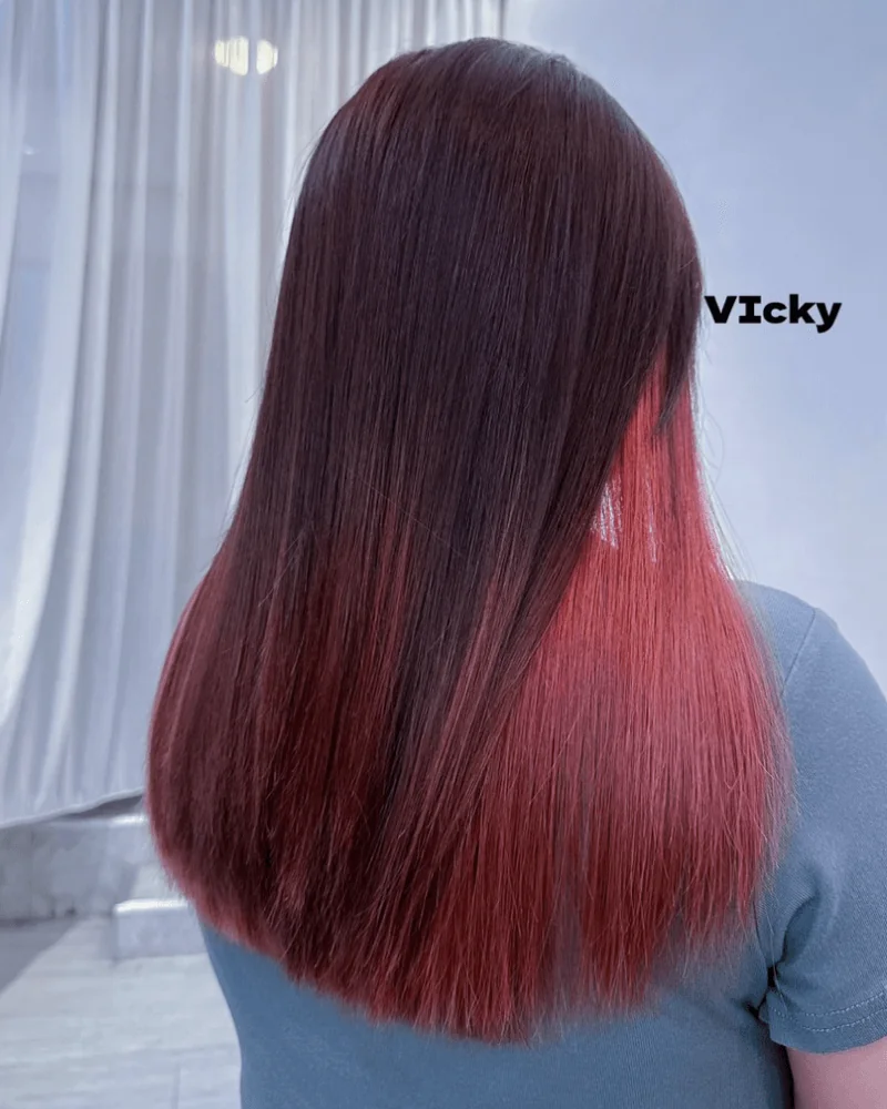 1號 Vicky 櫻花粉內餡染