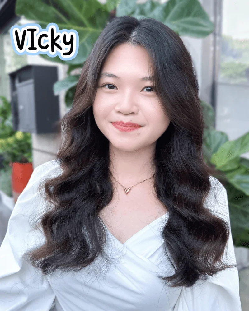 1號 Vicky 高捲波紋燙