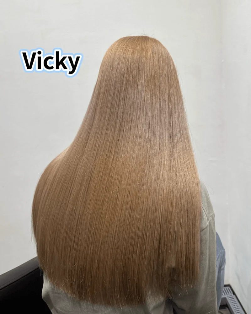 1號 Vicky 奶茶色髮色