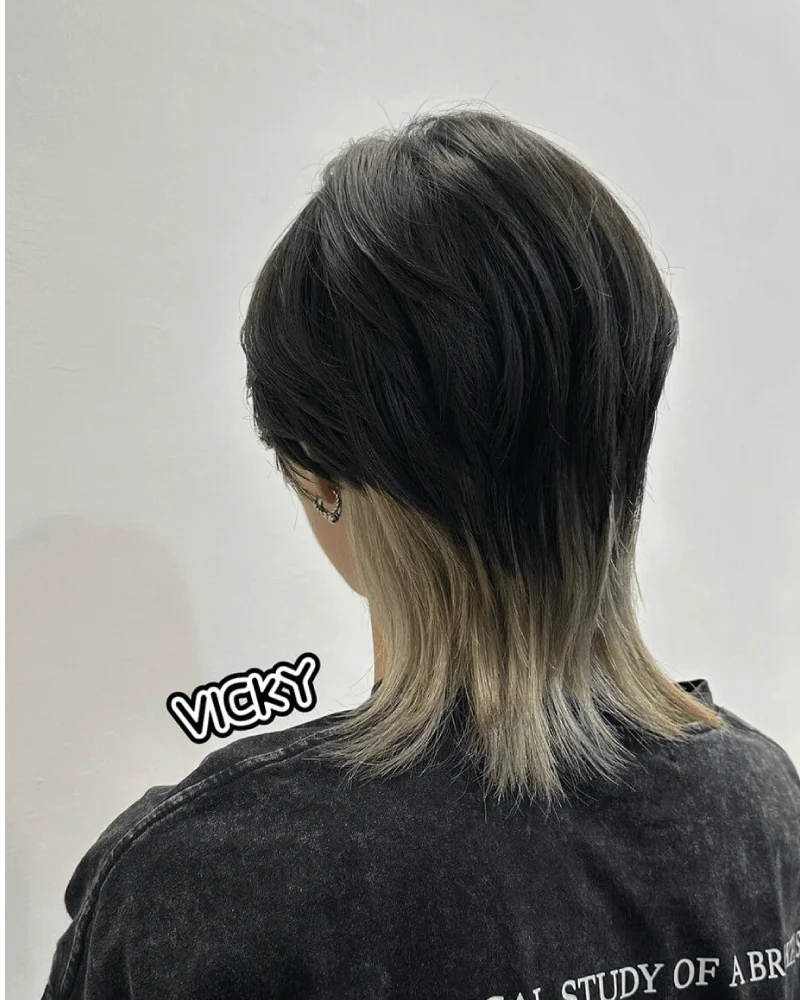 1號 Vicky 狼尾頭