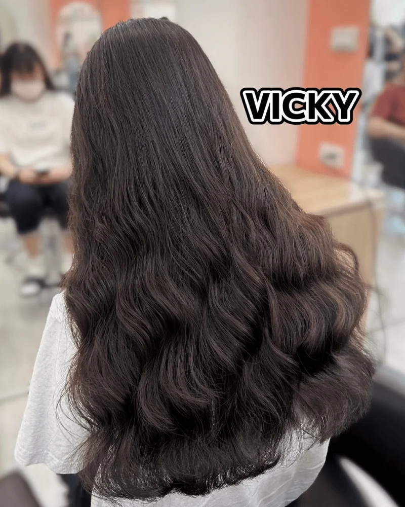 1號 Vicky 長髮波紋燙