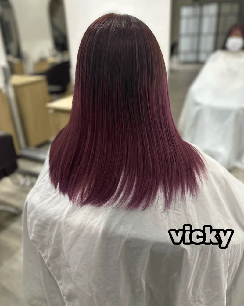1號 Vicky 歐美漸層染