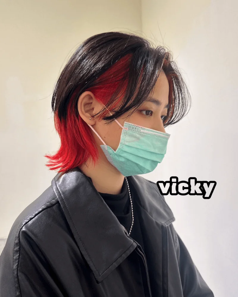1號 Vicky 日系狼尾頭