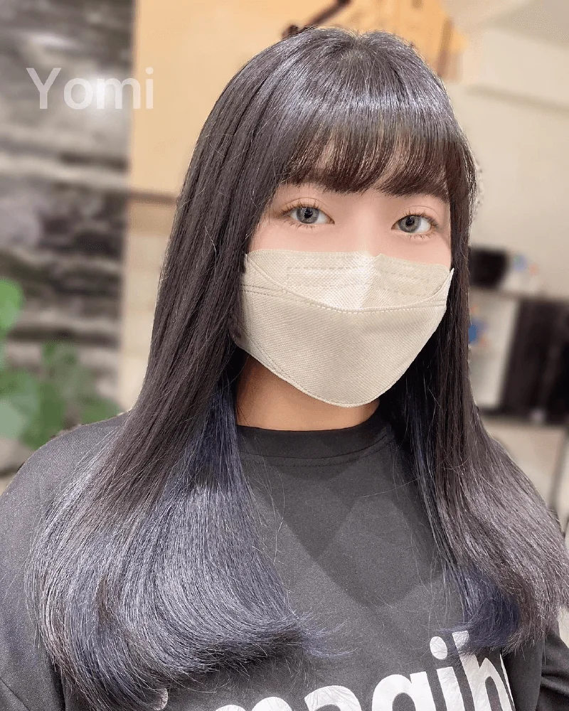 13號 Yomi 藍黑色髮染