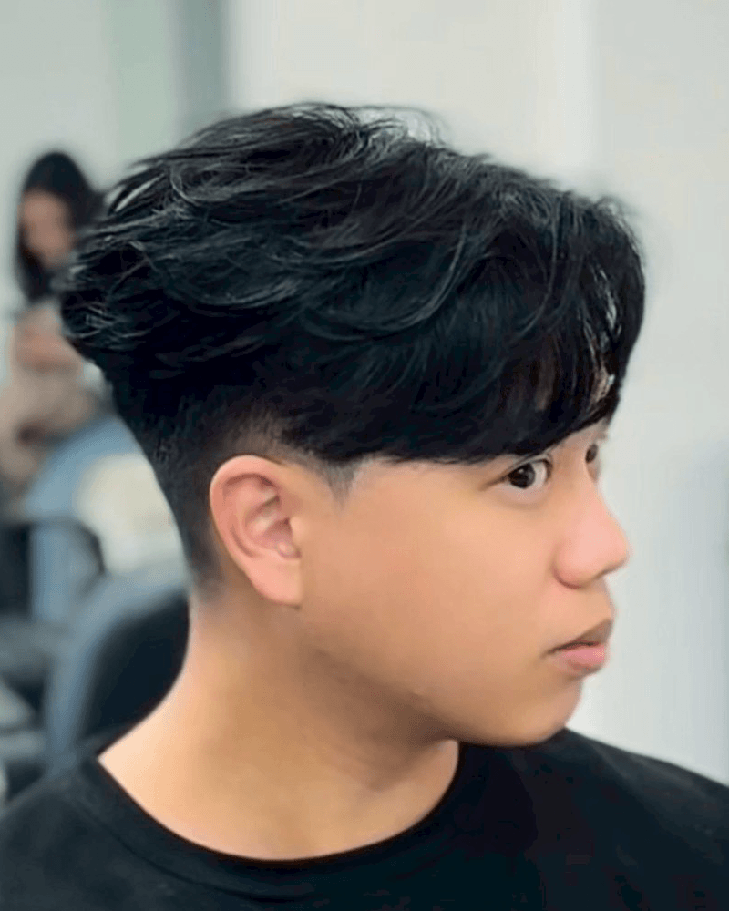 向後流向的微分碎蓋-逢甲燙髮推薦