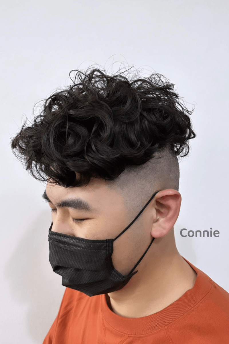 男士紋理燙-慵懶捲,捲度可客製化唷 紋理燙-沙鹿男生燙髮造型推薦