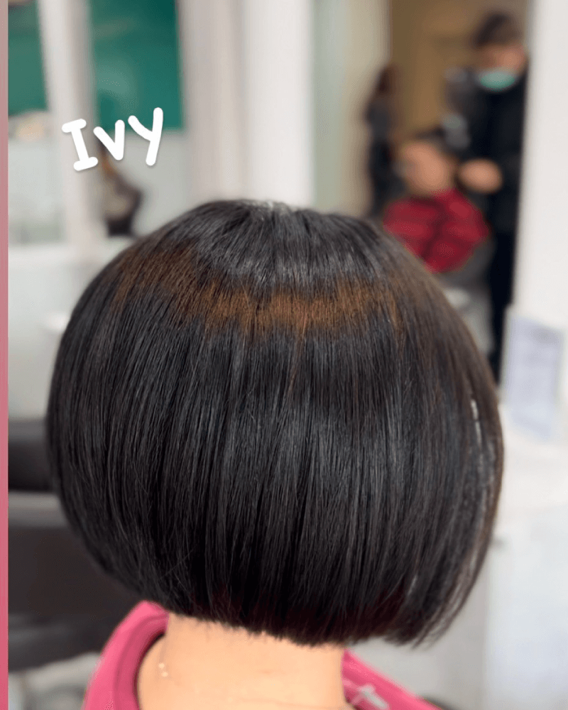 好整理 有型又可以完美修飾後頭部的一款髮型 短髮-沙鹿女生短髮推薦