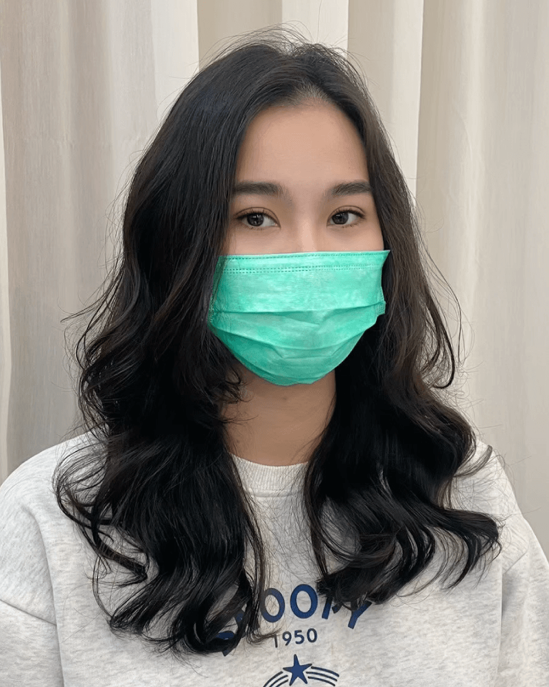 莉卡招牌-鬆軟木馬燙-鬆軟自然-適合任何髮長-扁塌細軟髮首選 鬆軟木馬燙-北勢燙髮推薦