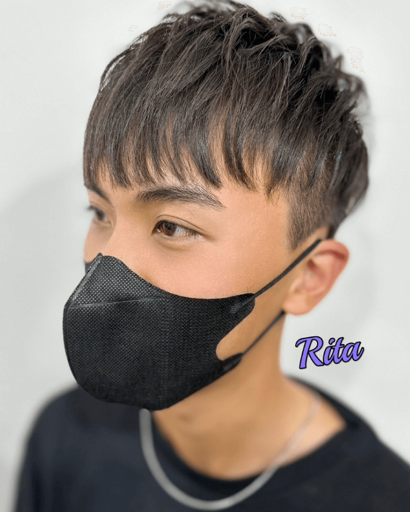 男士髮型,利用剪裁創造出柔和感、髮蠟抓出線條感 男士髮型-沙鹿剪髮推薦