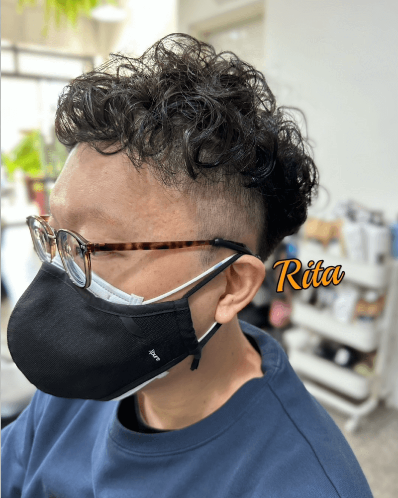 羊毛卷,男生也可以駕馭嬉皮卷造型,隨性又有質感 羊毛卷-沙鹿燙髮推薦