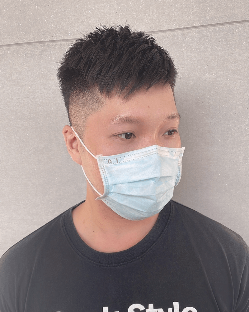 陽光男孩俐落款短髮,最好整理的男生髮型 男生髮型-北勢剪髮推薦