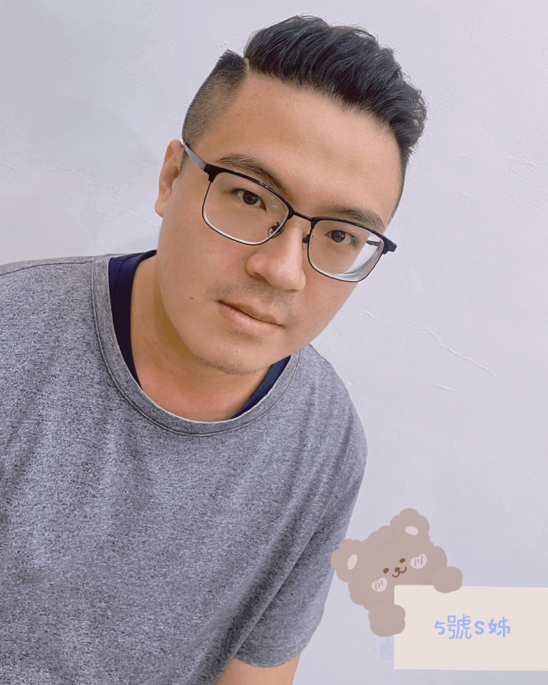 男士油頭,燙型不燙捲,簡約中帶有時尚感 男士油頭-北勢燙髮推薦