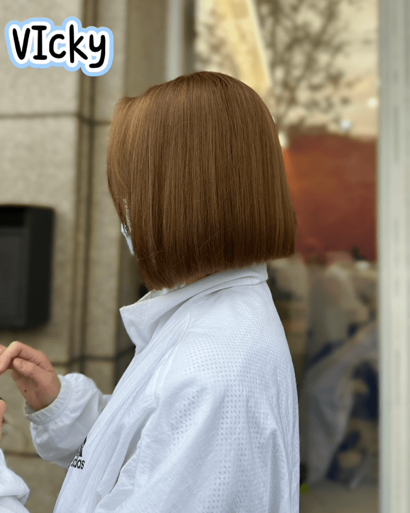 奶杏色,染完輕盈又仙氣又通透感髮色 奶杏色-北勢染髮推薦