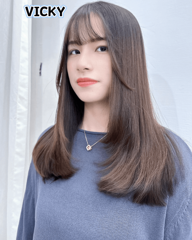高層次羽毛剪裁,強化修飾五官輪廓的髮型款之一 羽毛剪裁-北勢剪髮推薦