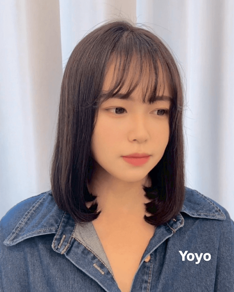 內彎燙MIX深茶棕色-北勢染髮推薦