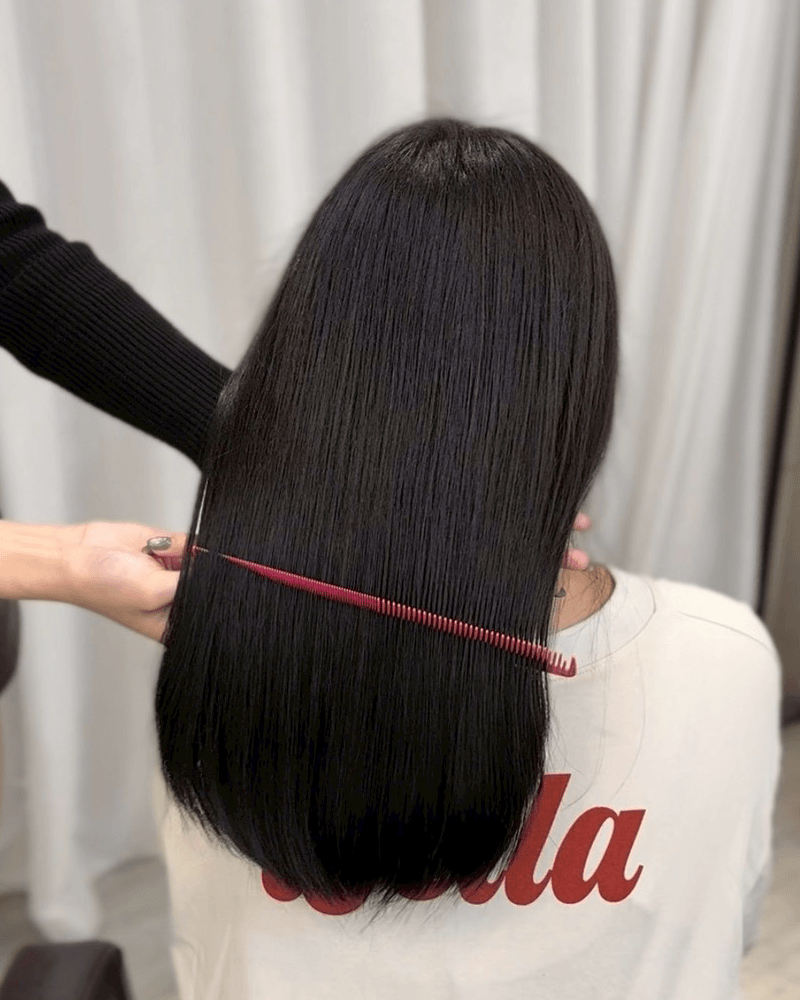 質感藍黑色-逢甲染髮推薦